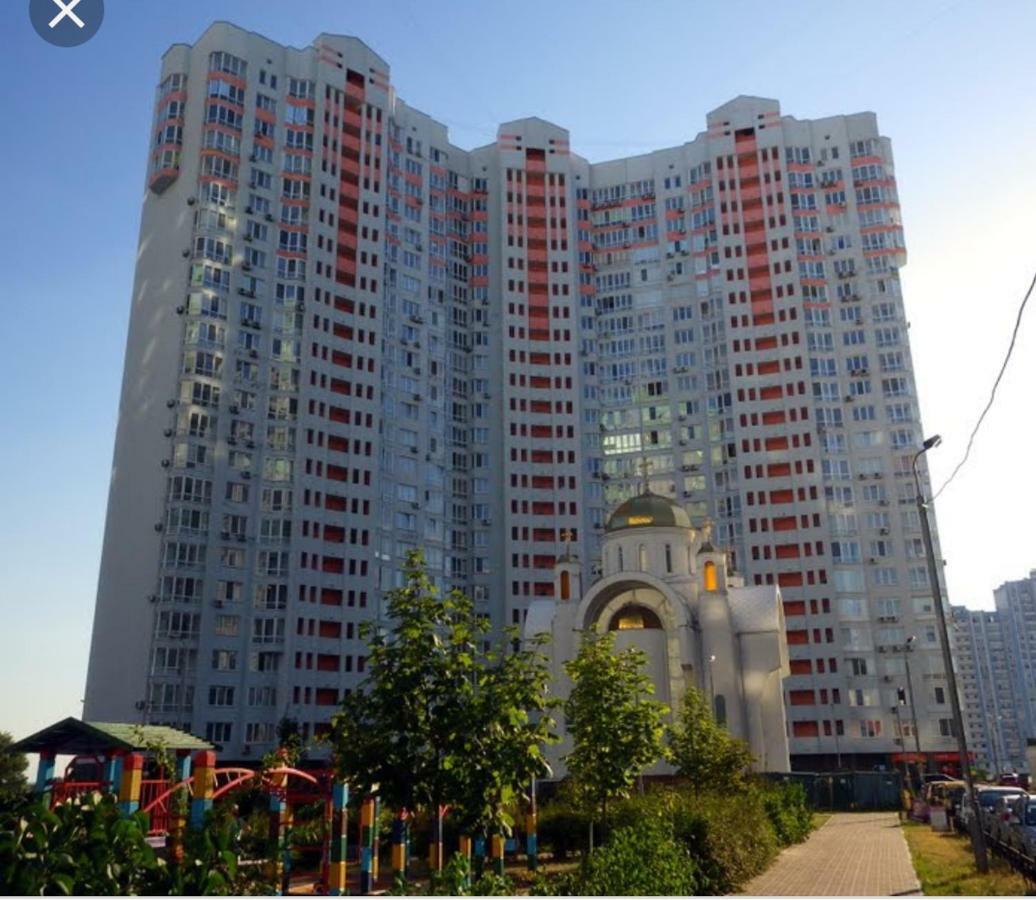 Panoramic View Lux Apartment On Metro Osokorky Kiev Eksteriør bilde